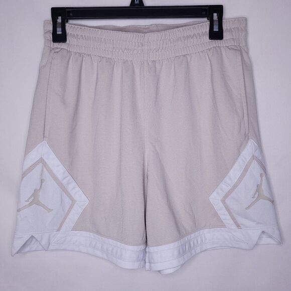 Jordan Shorts Womens Medium Desert Sand Diamond - Picture 1 of 5